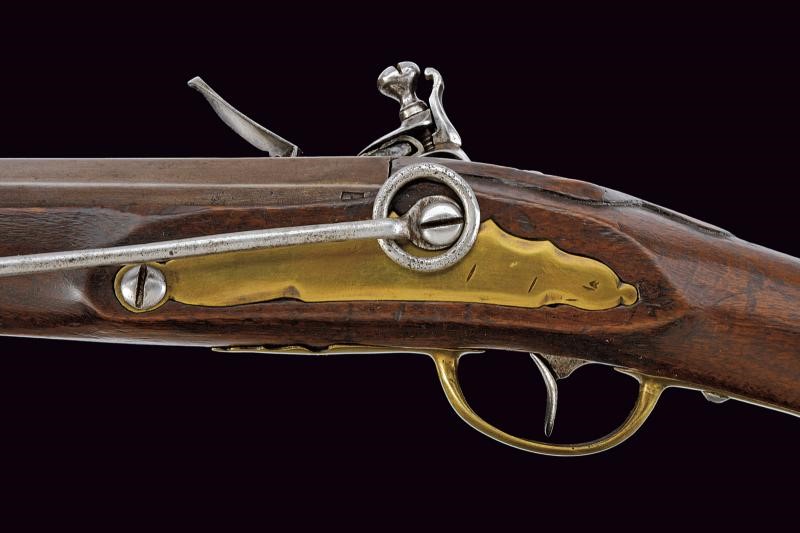 Raro trombone a pietra focaia mod. 1759 da cavalleria