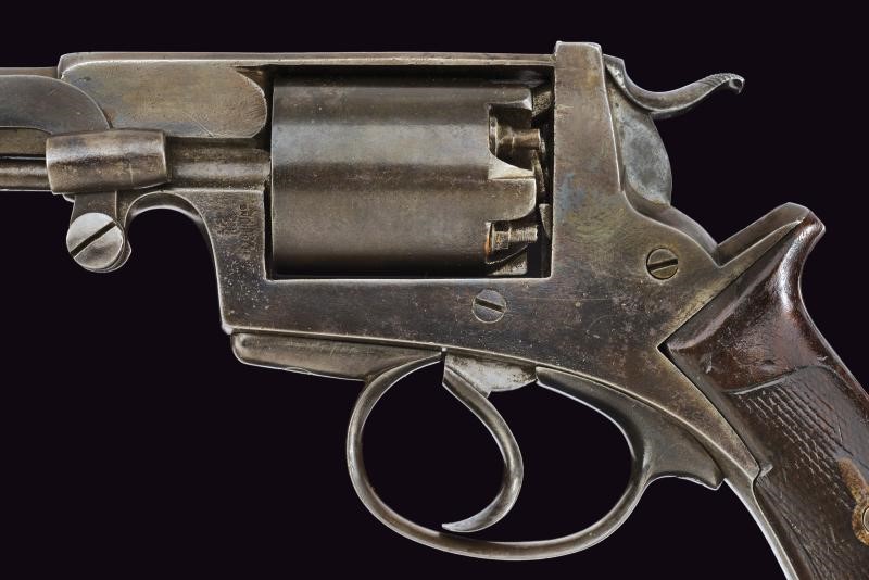 Dornrevolver a luminello sistema Scheinigg mod. 1860 da ufficiale