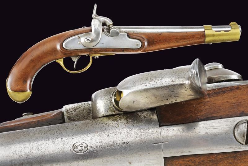 Pistola da cavalleria Mod. 1851 convertita a luminello