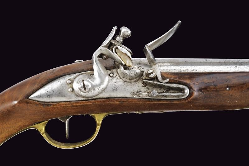 Pistola a pietra focaia, epoca 1730