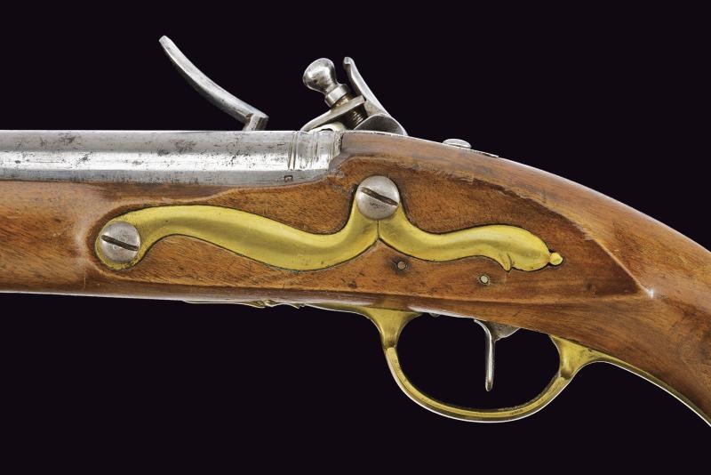 Pistola a pietra focaia, epoca 1730