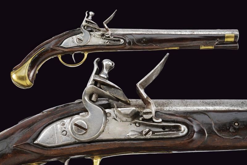 Pistola a pietra focaia da cavalleria mod. 1744