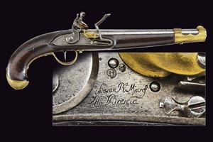 Rarissima pistola a pietra focaia da cavalleria mod. 1798