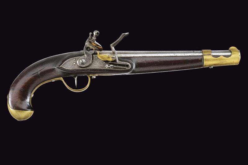 Rarissima pistola a pietra focaia da cavalleria mod. 1798