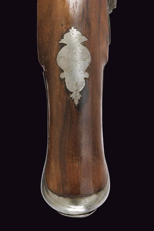 Rarissima pistola a pietra focaia da ufficiale di cavalleria Mod. 1770