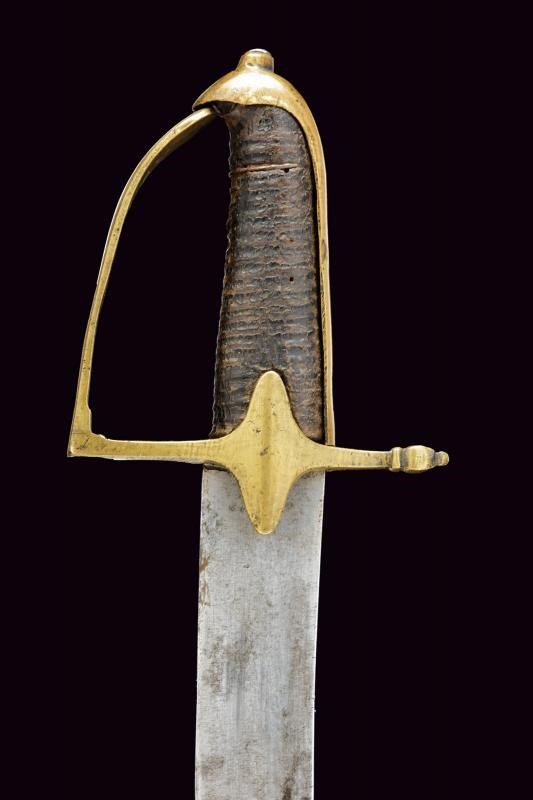 Sciabola da granatieri mod. 1765 e baionetta a ghiera per fucile mod. 1767/74