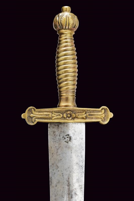 Daga per Guardie Boschive, Regno Lombardo-Veneto, lunghezza 62.5 cm