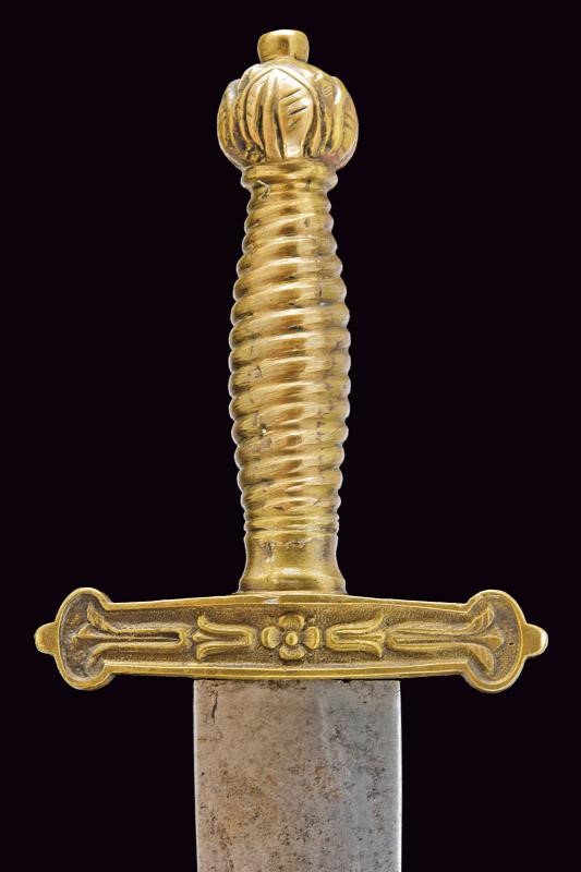 Daga per Guardie Boschive, Regno Lombardo-Veneto, lunghezza 62.5 cm