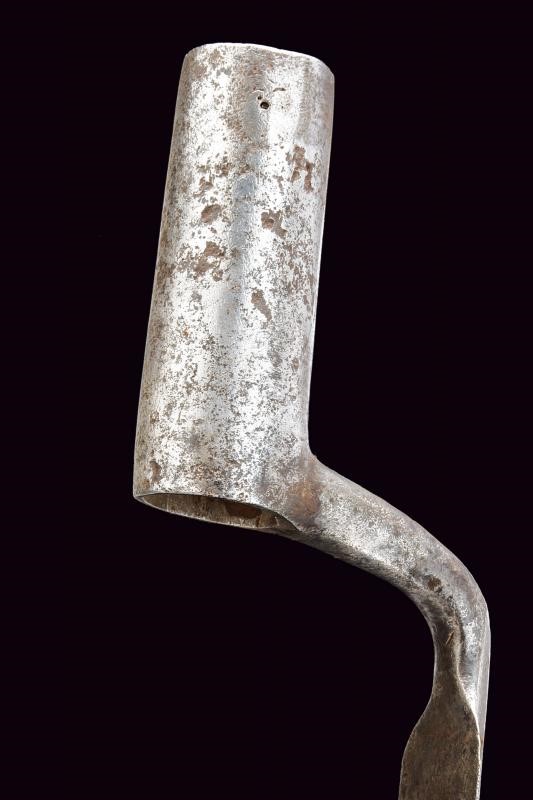 Baionetta a manicotto mod. 1754, Austria, lunghezza 44.5 cm.