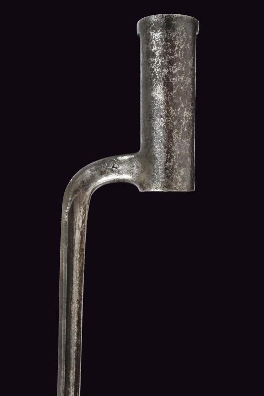 Baionetta a manicotto per fucile di fanteria mod. 1799, ferro, Austria