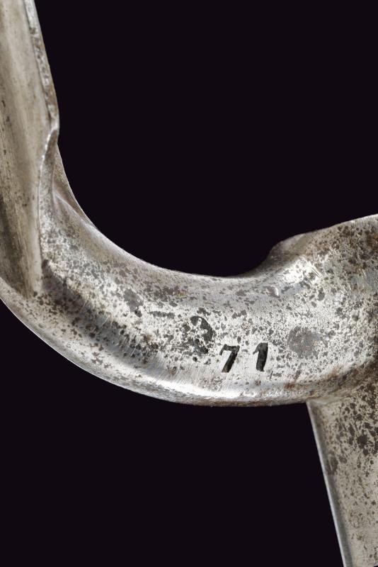 Baionetta a manicotto mod. 1799 per fucile di fanteria, Austria