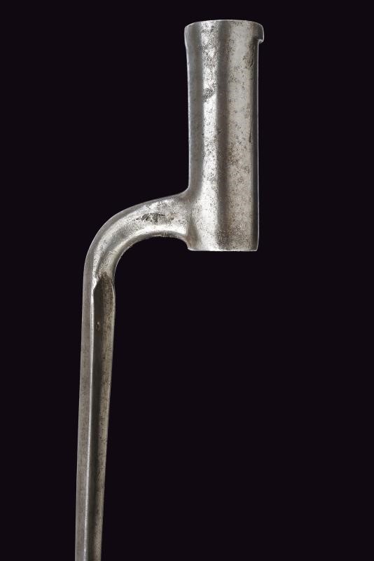 Baionetta a manicotto mod. 1799 per fucile di fanteria, Austria, lunghezza 56.7 cm.