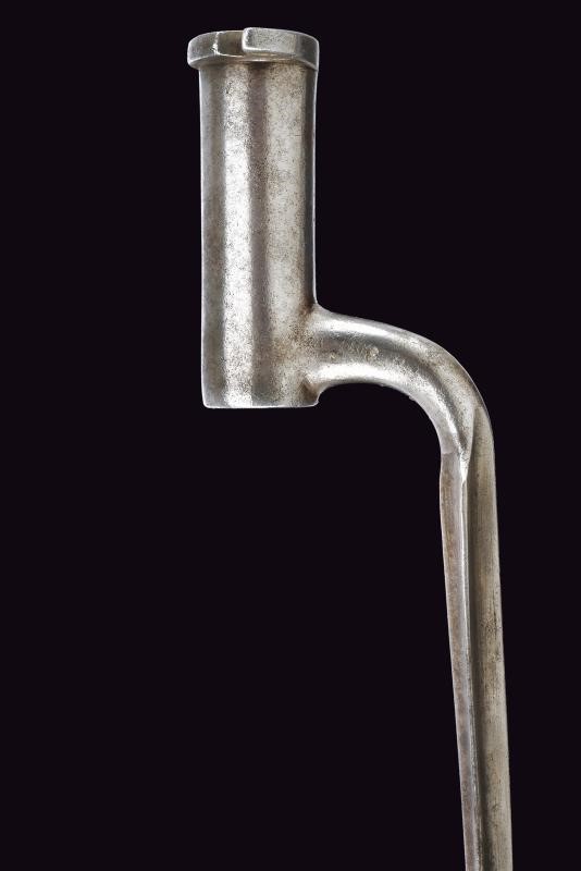 Baionetta a manicotto mod. 1799 per fucile di fanteria, Austria, lunghezza 56.7 cm.
