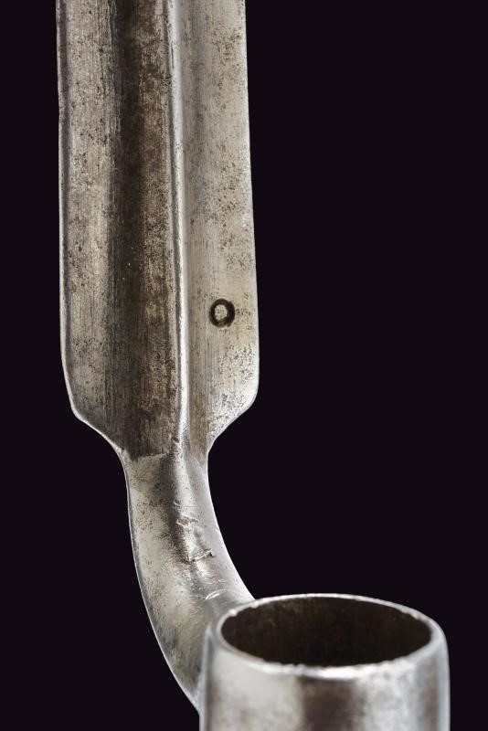 Baionetta a manicotto mod. 1799 per fucile di fanteria, Austria, lunghezza 56.7 cm.