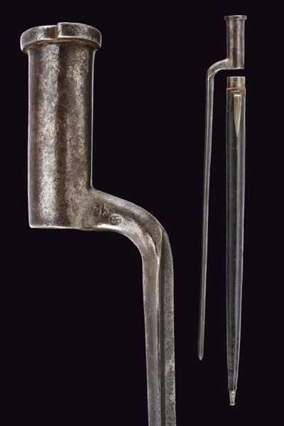 Baionetta a manicotto mod. 1799 per fucile di fanteria, Austria