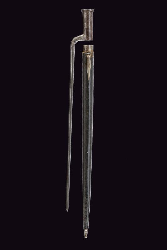 Baionetta a manicotto mod. 1799 per fucile di fanteria, Austria