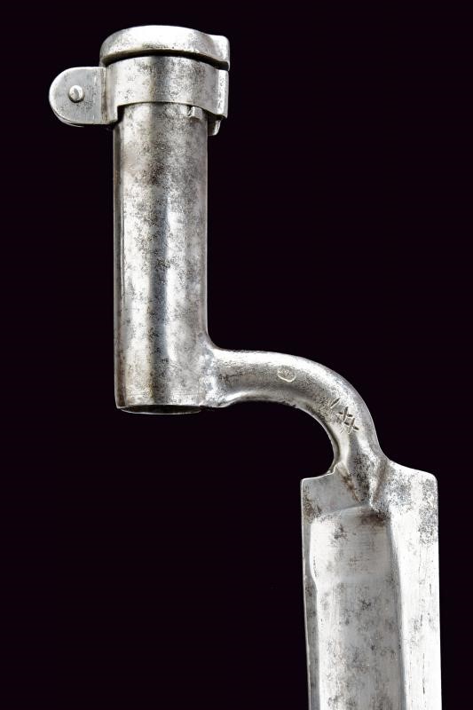 Haubajonett a ghiera per Jaegerstutzen mod. 1807, Austria, lunghezza 79 cm