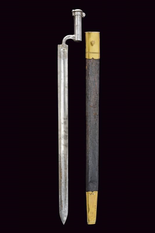 Haubajonett a ghiera per Jaegerstutzen mod. 1807, Austria