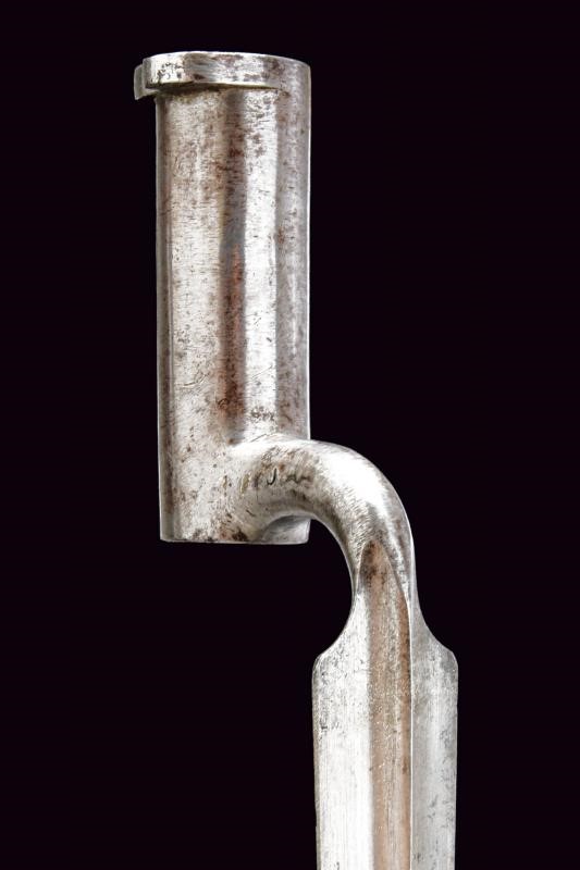Baionetta a manicotto per fucile di fanteria, Modello 1828, Austria
