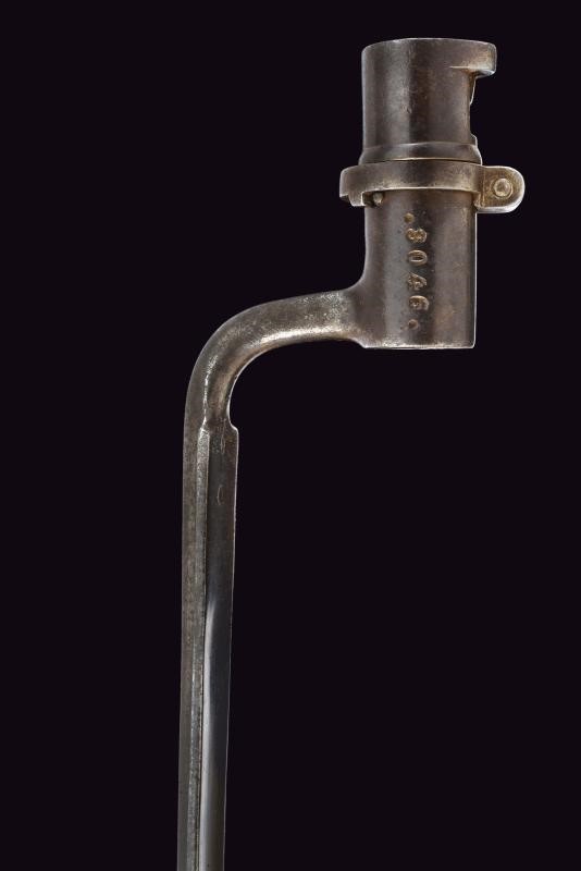 Baionetta a ghiera per fucile delle Guardie Boschive, Austria, lunghezza 55.9 cm