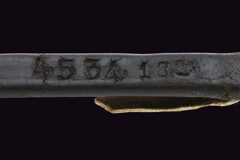 Baionetta a ghiera per fucile delle Guardie Boschive, Austria, lunghezza 55.9 cm