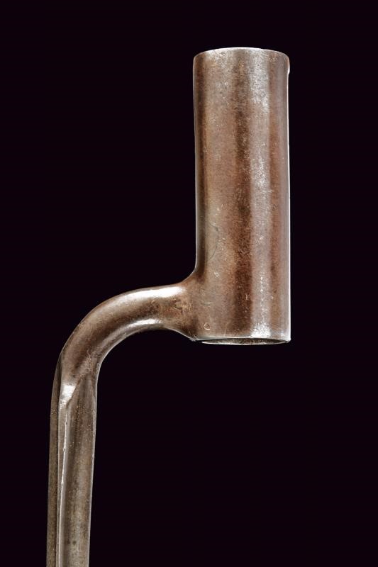 Baionetta a manicotto per fucile Gendarmeria del Lombardo-Veneto, Modello 1846, tecnica austriaca...