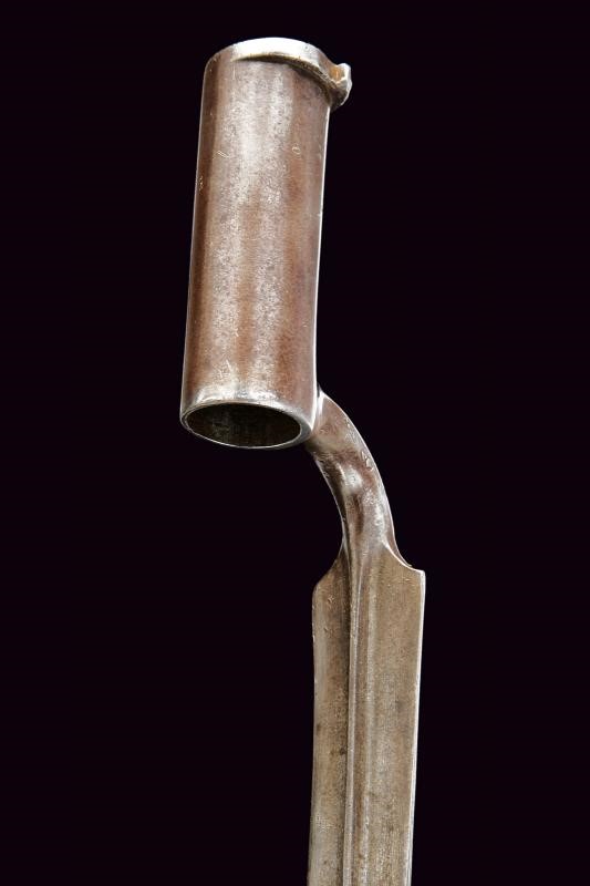 Baionetta a manicotto per fucile Gendarmeria del Lombardo-Veneto, Modello 1846, tecnica austriaca...