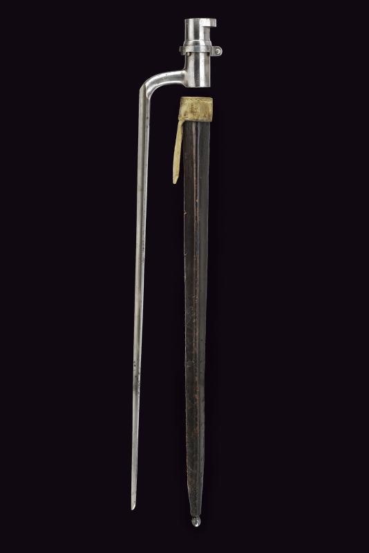 Baionetta a ghiera per Wachkorpsgewehr mod. 1852, Austria, lunghezza 53.5 cm