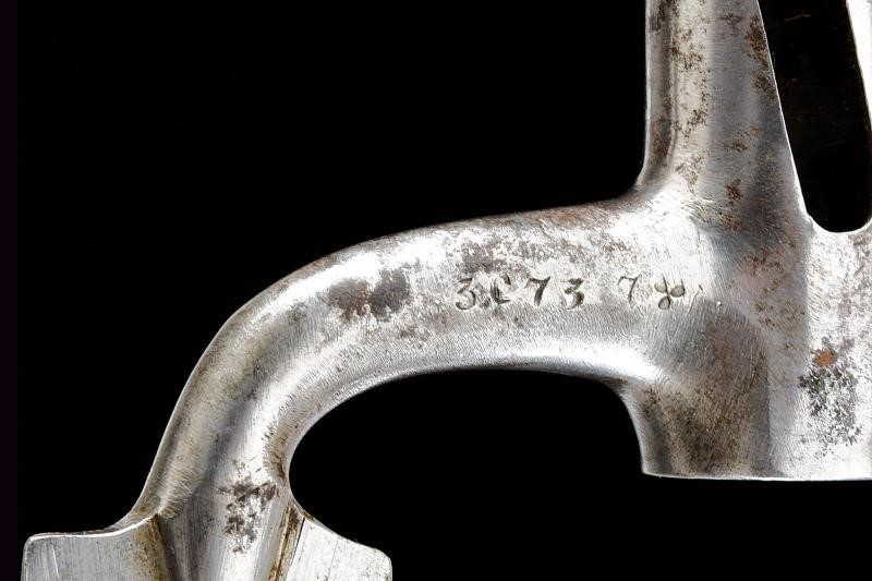 Baionetta a ghiera per Dornstutzen Lorenz, modello 1854, Austria, lunghezza 71.8 cm