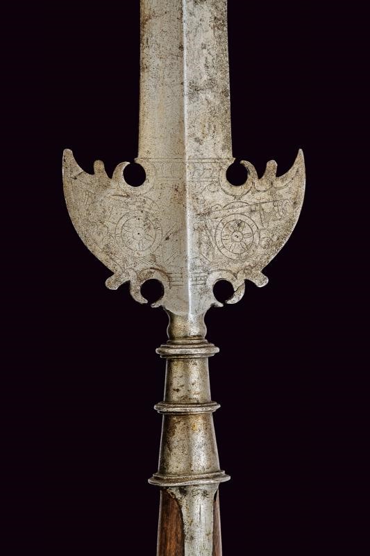 Spuntone inciso per sottufficiale d'artiglieria, Austria, lunghezza 216 cm