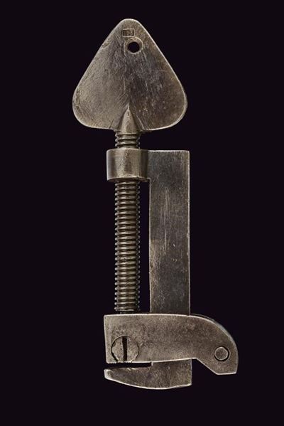 Stringi-molla per Stutzen e Doppelstutzen, ferro, Austria, lunghezza 13.7 cm