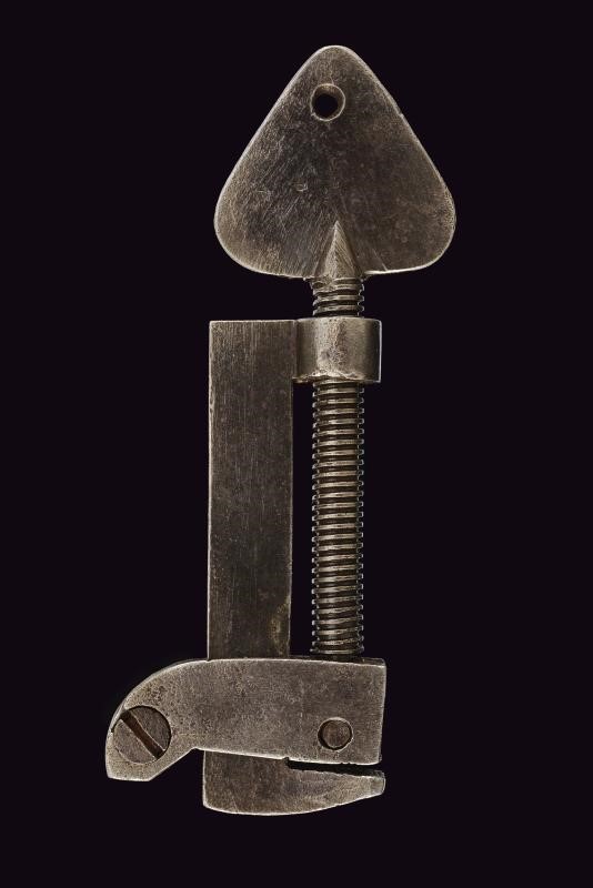 Stringi-molla per Stutzen e Doppelstutzen, ferro, Austria, lunghezza 13.7 cm