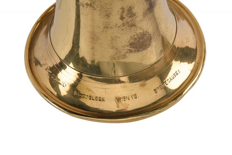 Tromba militare, ottone, Austria, altezza 35.5 cm