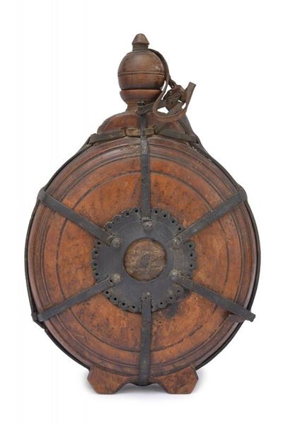 Borraccia in legno tornito, Impero austro-ungarico