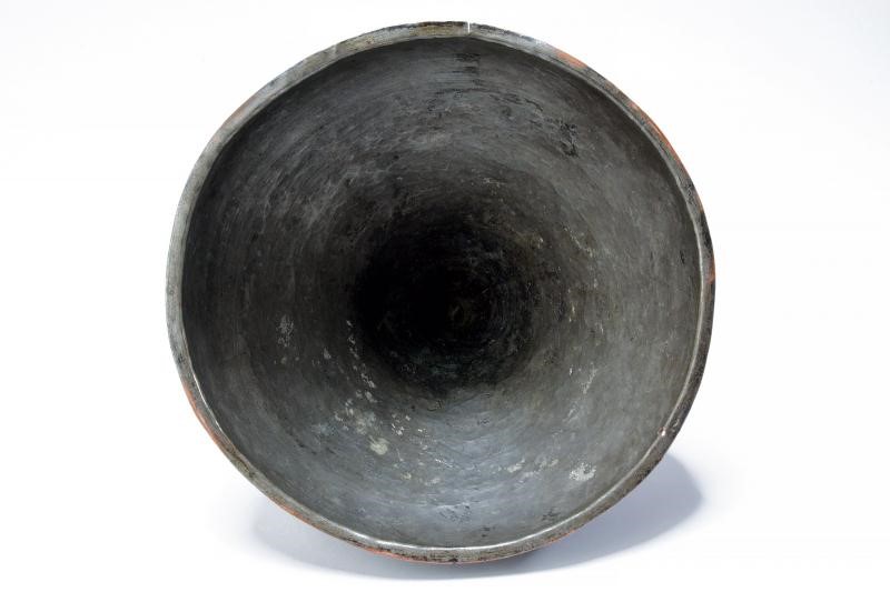 Elmo Ottomano, rame argentato, altezza 25 cm