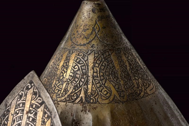 Elmo a turbante, Turchia, 1500, altezza circa 56 cm