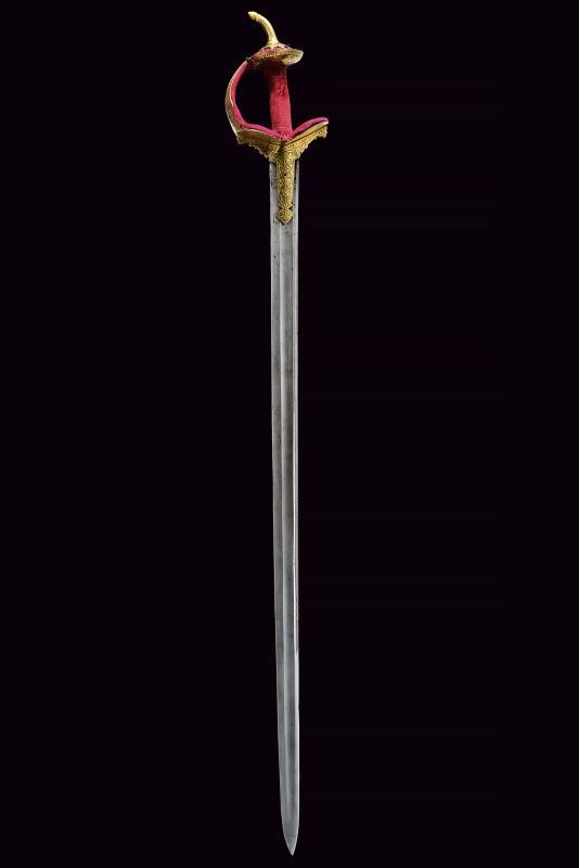 Firangi, Lama ageminata in oro - India, lunghezza 113 cm