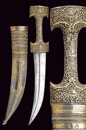 Lungo Jambiya in argento