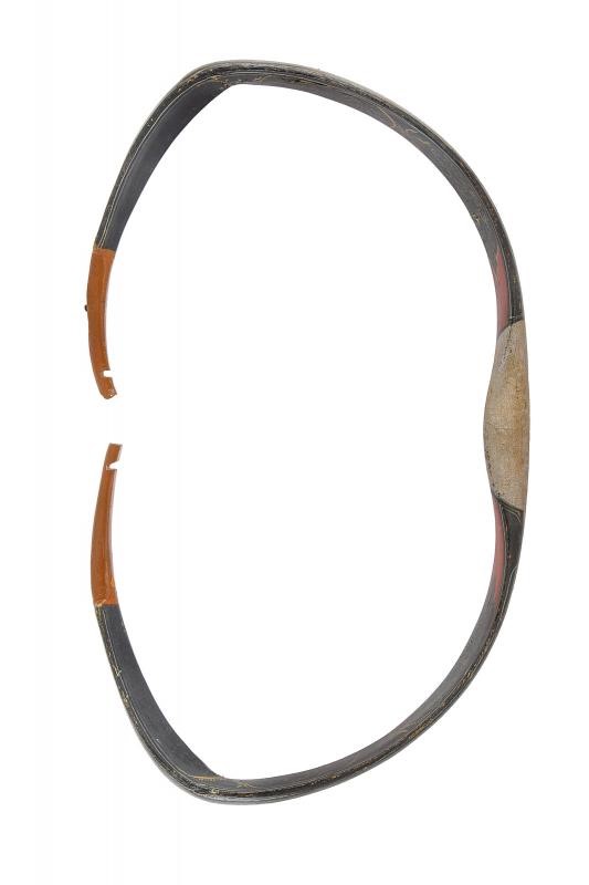 Arco dipinto a mano, tecnica India, larghezza 46 cm