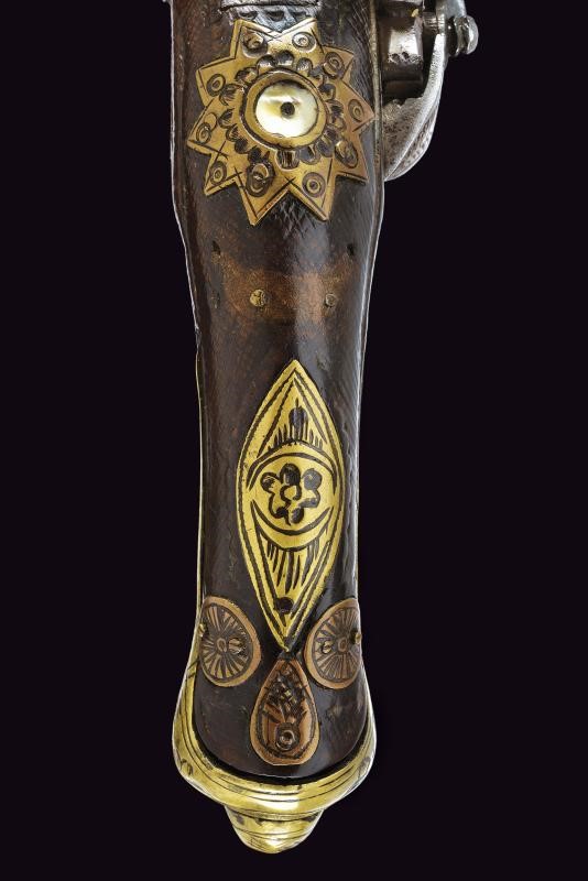 Pistola alla micheletta, tecnica Balcani, lunghezza 38 cm