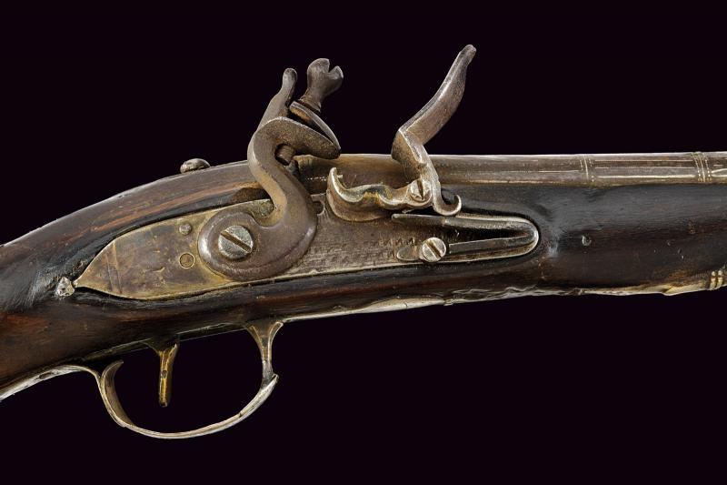 Pistola a tromboncino a pietra focaia, Turchia, lunghezza 53,8 cm
