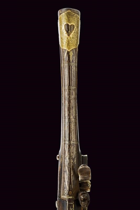 Pistola a tromboncino a pietra focaia, Turchia, lunghezza 53,8 cm