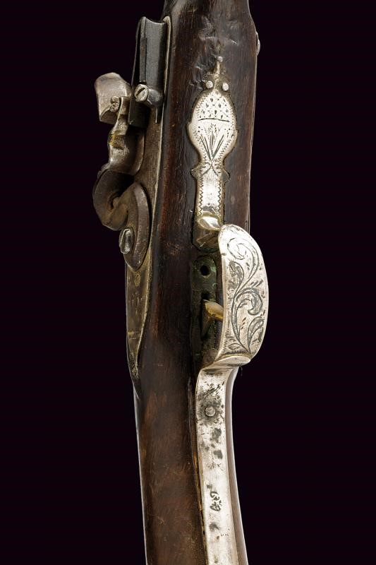 Pistola a tromboncino a pietra focaia, Turchia, lunghezza 53,8 cm