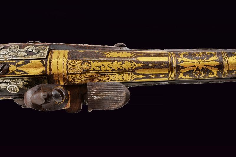 Pistole a pietra focaia, Turchia, lunghezza 50.5 cm