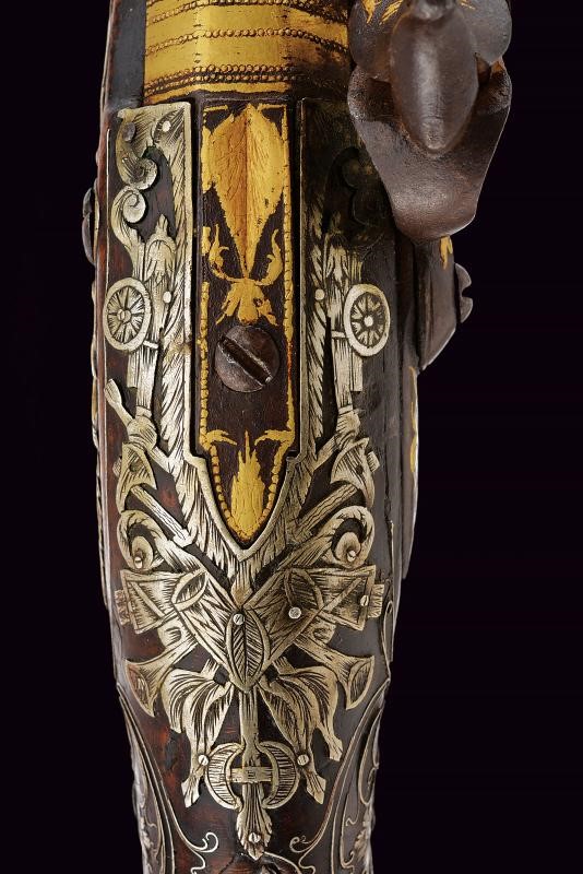 Pistole a pietra focaia, Turchia, lunghezza 50.5 cm