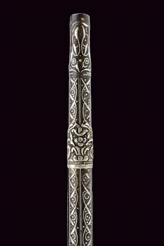 Fucile alla morlacca a pietra focaia, Balcani, lunghezza 149 cm.