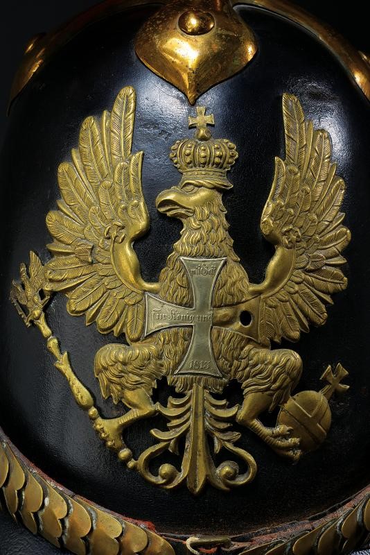 Elmo da truppa della Fanteria 'Landwehr' mod. 1842, Prussia