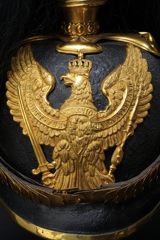 Elmo da ufficiale dei dragoni, Reggimento 7, 8, 11, 13 o 14, Prussia