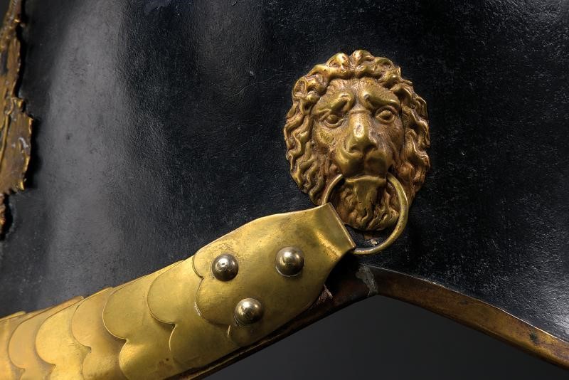 Elmo per Guardia Svizzera Pontificia, Stato Pontificio, altezza 30 cm