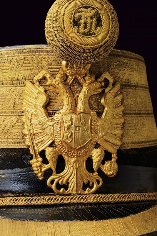 Shako da ufficiale superiore della fanteria k.u.k., Austria
